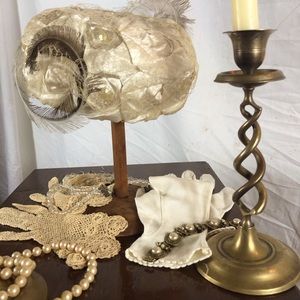 Beautiful Vintage 1920’s Authentic Women’s Hat/Fascinator 🌸💗